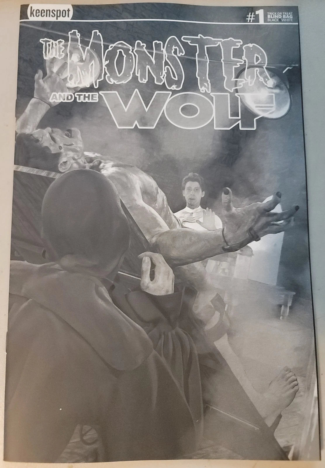 Mark Spears Blind Bag Monster And The Wolf #1 A62 Black and White Unbagged